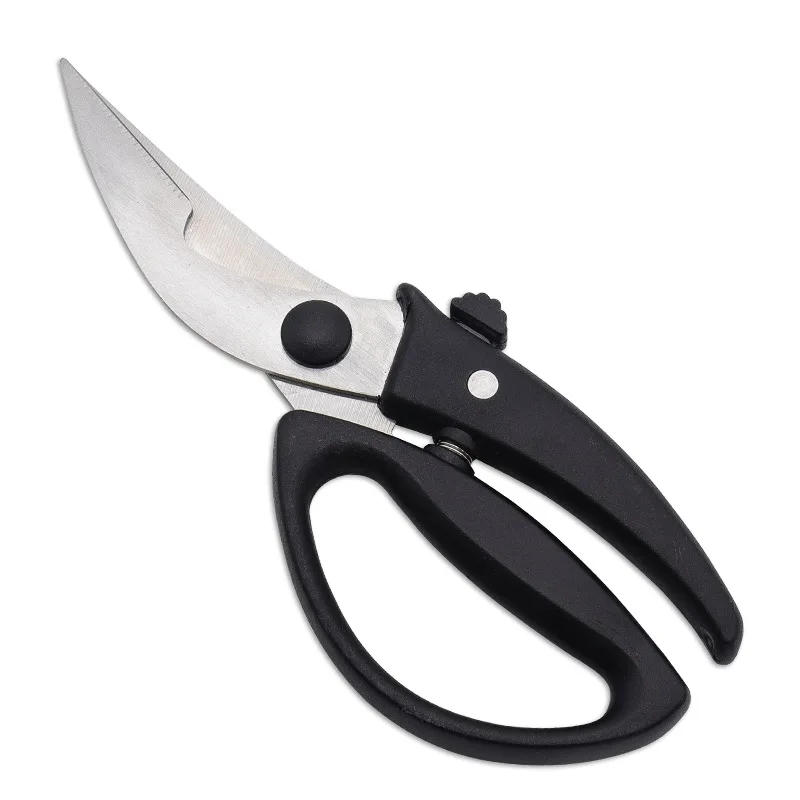 Description Picture 5 of itemDobeli PP Handle Seafood Chicken Bone Cutting Tools Household Stainless Steel Blade Kitchen Scissors with Effort Saving Spring
