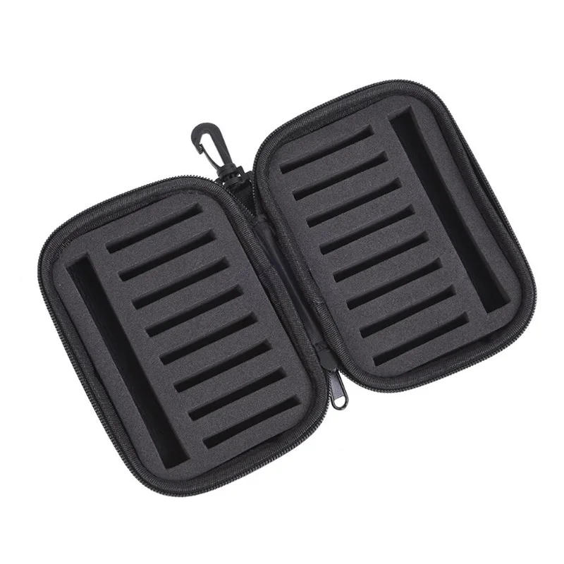 Description Picture 5 of itemJSFUN Portabale Fly Fishing Lure Spinner Spoon Bait Foam Box Trout Flies Fishook Fish Hook Hard EVA Storage Case Container Bag