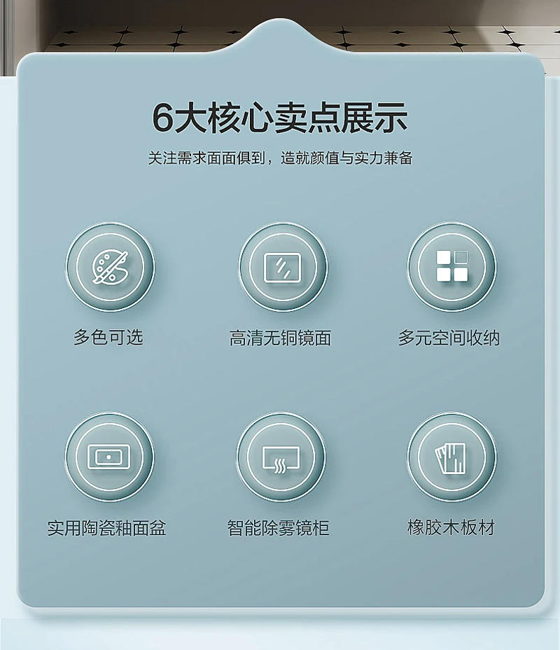 Description Picture 3 of itemMakeup Bathroom Cabinets Luxury Toilet Wall Shelves Medicine Cabinet Mirror Storage Meuble De Rangement Home Furniture TD50BC