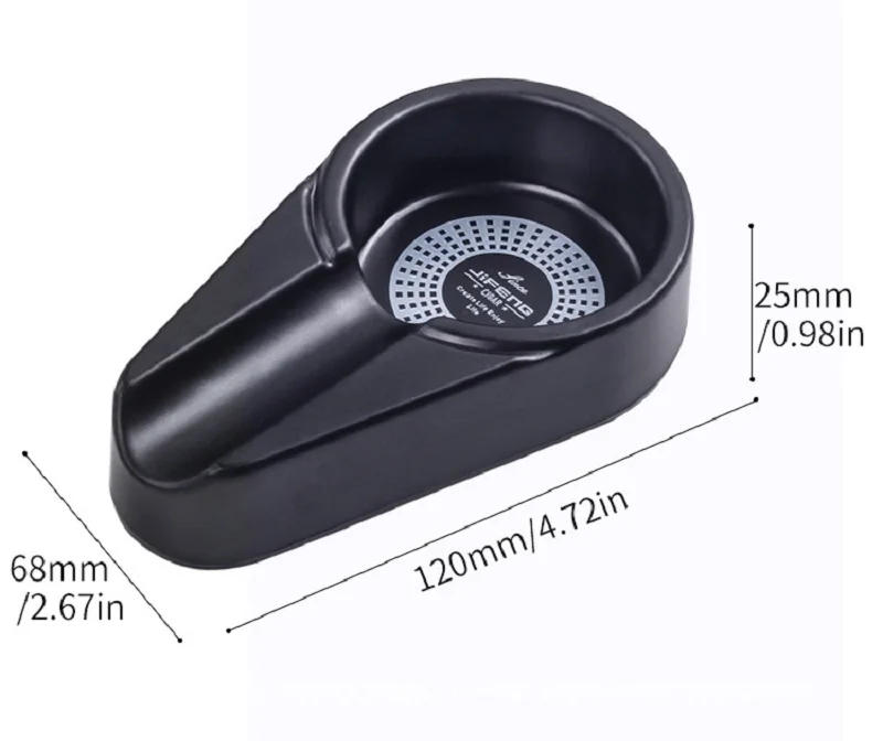 Description Picture 2 of itemPortable Cigar Ashtray Ash Tray Cigar Holder Ashtray Ash Tray Single Slot Cigar Holder Ashtray Ash Tray Cigarette Cigar Ashtray