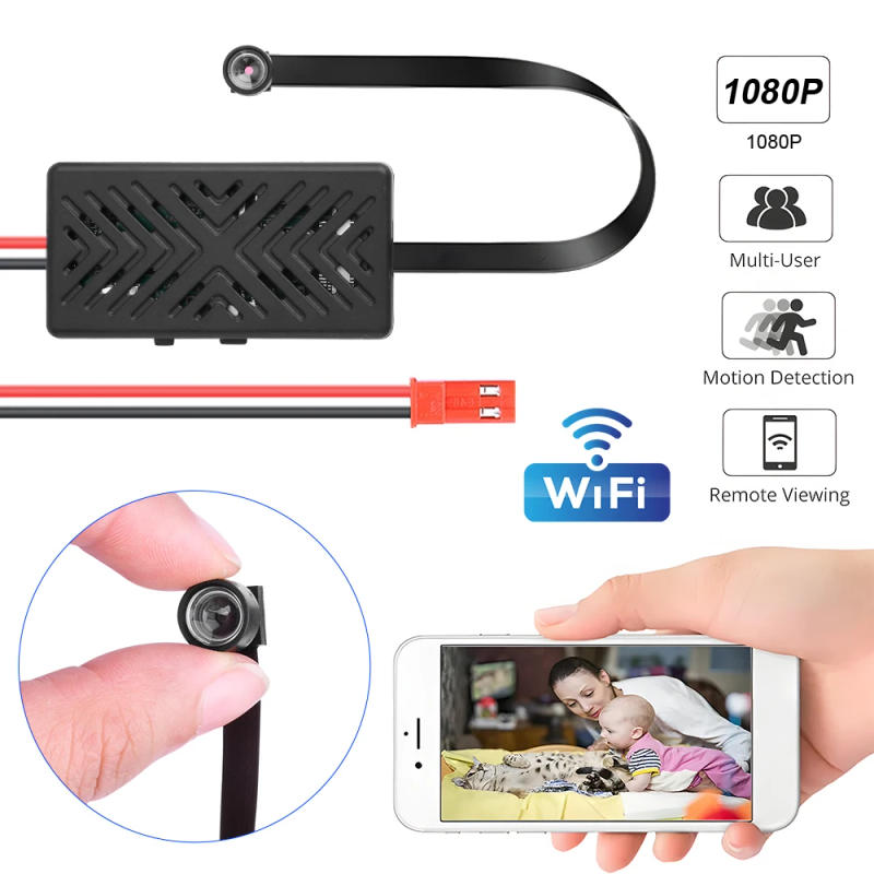 Description Picture 2 of itemDIY WIFI IP Mini Camera Module Sports DV 1080P P2P Camera Recorder Home Safety Mini Camera Remote View