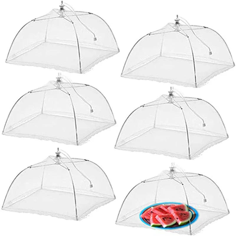 Description Picture 6 of itemFood Mesh Cover Folding Food Cover Tent Dome Net Umbrella Picnic Kitchen Mesh Anti Fly Mosquito Umbrella Kitchen Gadgets