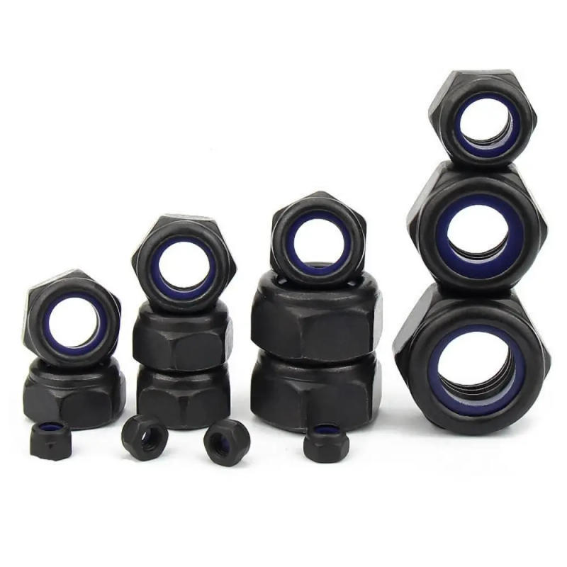 Description Picture 4 of item10pcs 304 Stainless Steel Self-locking Nut M2 M3 M4 M5 M6 Hex Nylon Locknut Hardware Accessory Black Silver Insert Lock Nut