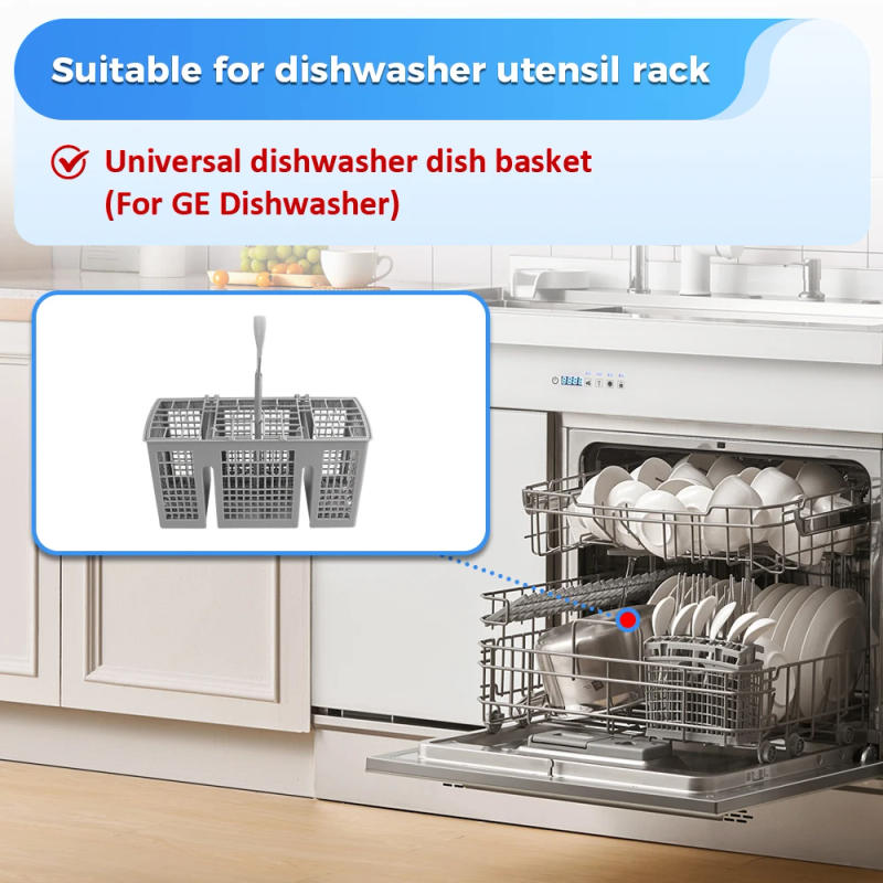 Description Picture 2 of itemUniversal Cutlery Basket For Siemens,Bosch, Maytag, Kenmore For Constructa Dishwashers Cutlery Basket Kitchen Storage Supplies