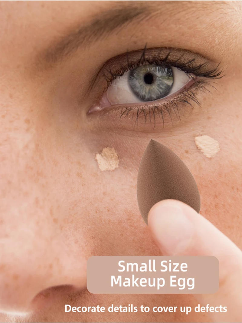 Description Picture 3 of itemMakeup Brushes and Sponges Set, Brown Makeup Puff, Beauty Egg, Headband, Wristband Remover Kit, Makeup Tool, Gift, 20/40