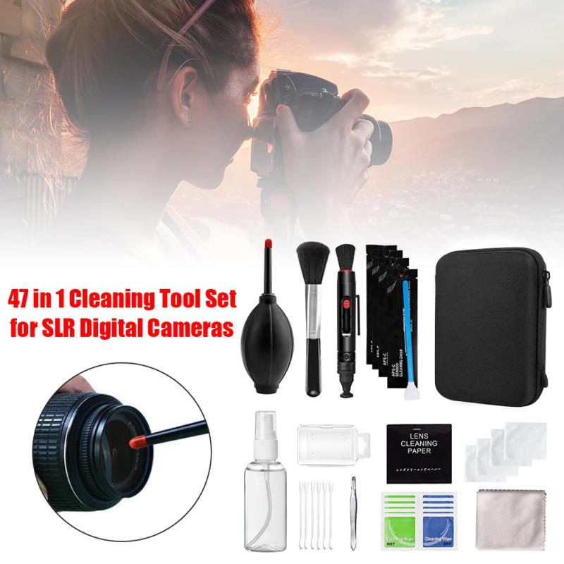 Description Picture 6 of item7-47Pcs Camera Cleaner Kit DSLR Lens Digital Camera Sensor Cleaning Set for Sony Fujifilm Nikon Canon SLR DV Cameras Clean Kit
