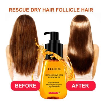 70ml Argan Oil HEssence Nourishing Repair Damaged Hair Treatment Essential Oils wash-free air Conditioners Care