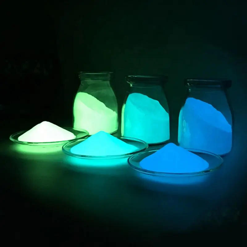Description Picture 3 of itemUltrafine Bright Fluorescent Color Phosphor Powder Glow in the Dark Powder Luminous Pigment Photoluminescent Dust Coating