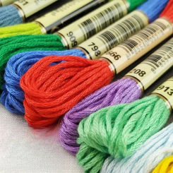 482-color  Single 8-meter cross-stitch thread polyester-cotton thread sewing embroidery DIY hand embroidery thread
