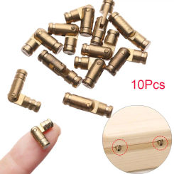 Mini Pure Copper Invisible Soft Close Concealed Barrel Hinge Jewelry Box Supplies Furniture Hardware Wine Wooden Case Hinges