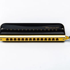 East top Chromatic Harmonica Key of C 14 hole AL Professional Mouth Organ Harmonica for Adults, Professional Player, Beginners