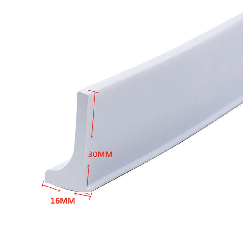 Description Picture 3 of itemSilicone Shower Barrier Bathroom Water Stopper Water Barrier Retaining Strip Dry And Wet Separation Door Sealing Strip