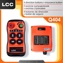 LCC Q404 Industrial Crane Remote Control Dual Speed AC/DC 220V - 24V For Lift Transmitters and Receiver Crane Radio Control