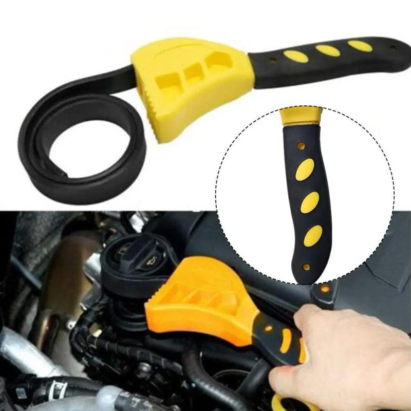 Description Picture 5 of itemMultifunctional Belt Wrench Adjustable Rubber Strap Wrench Oil Filter Wrench Jar Opener Pipe Wrench Cartridge Disassembly Tool