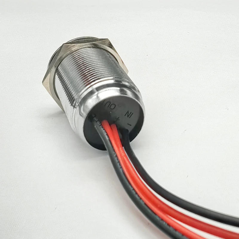 Description Picture 3 of item16mm 19mm Sensor Switches Round Head 12V 24V LED Dimmer Metal Touch Switch  Stepless Segmente White Blue Dual Light Push button