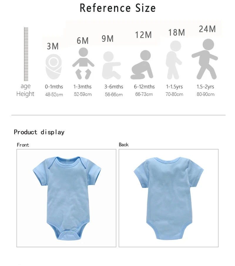 Description Picture 5 of itemBaby Clothes Boy/Girl Baby Bodysuit Summer Clothes Solid Color Romper Soft Cotton Jumpsuit For Newborns Clothing 2024 New