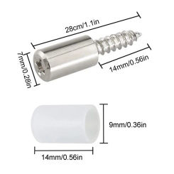 Self Tapping Screws Cabinet Shelves Brackets With Anti Slip Sleeves Brackets Screws Cabinet Partitions Screws Household Tools