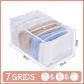 white 7 grids jeans