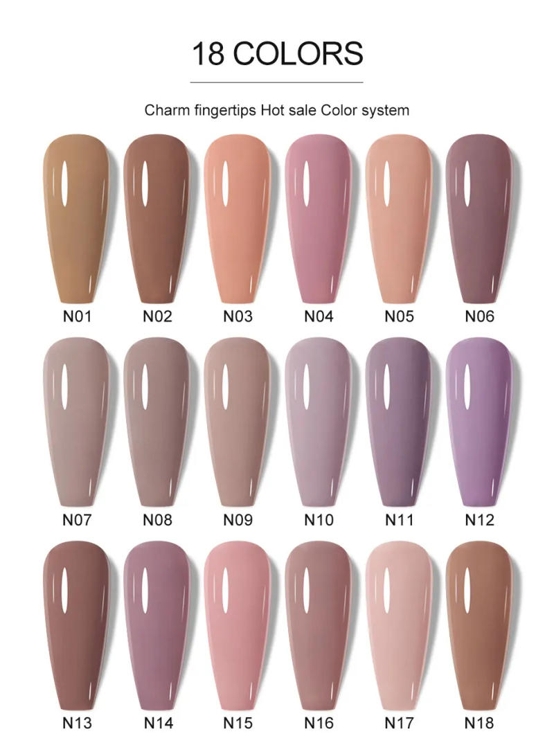 Description Picture 6 of itemNAILCO Nude Series New Arrival Primer Gel Varnish Soak Off UV LED Gel Nail Polish Gellak Lucky Gel Nail Polish Hybrid Nail Art
