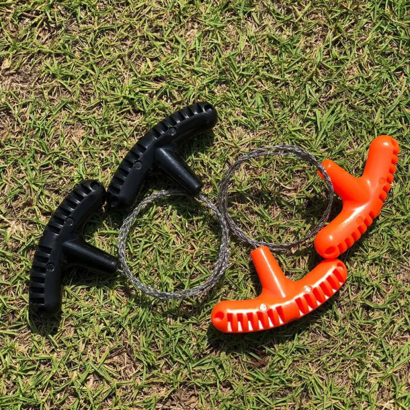 Description Picture 4 of itemOutdoor Manual Hand Steel Wire Saw Survival Tools Hand Chain Saw Cutter Portable Travel Camping Emergency Gear Steel Wire Kits