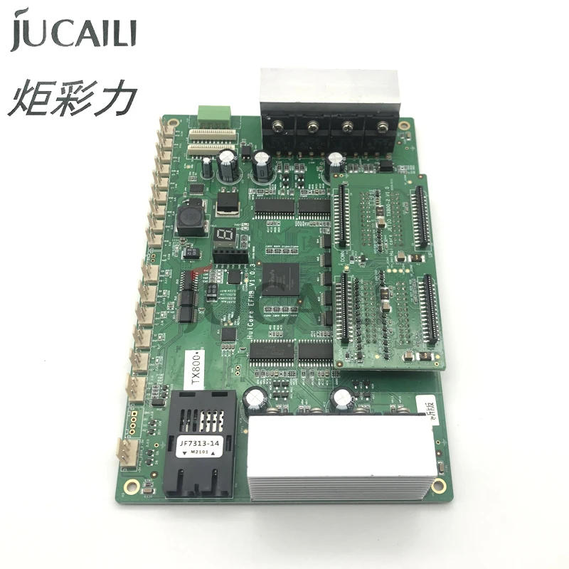 Description Picture 6 of itemJucaili large format printer Huicore TX800 double head carriage board optical fiber Version for Epson tx800 head board