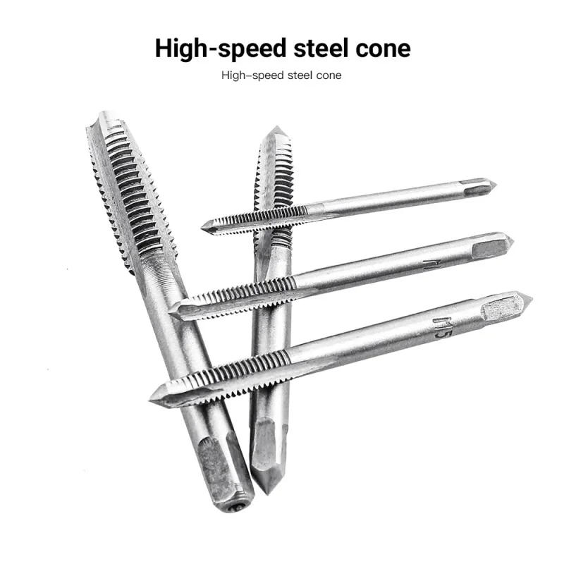 Description Picture 5 of itemHigh Quality T-type Wrench Drill Set Hand Tapping Tools Machine Screw Thread Tap Twist Bit M3/M4/M5/M6/M8 Tap Set DIY Tool