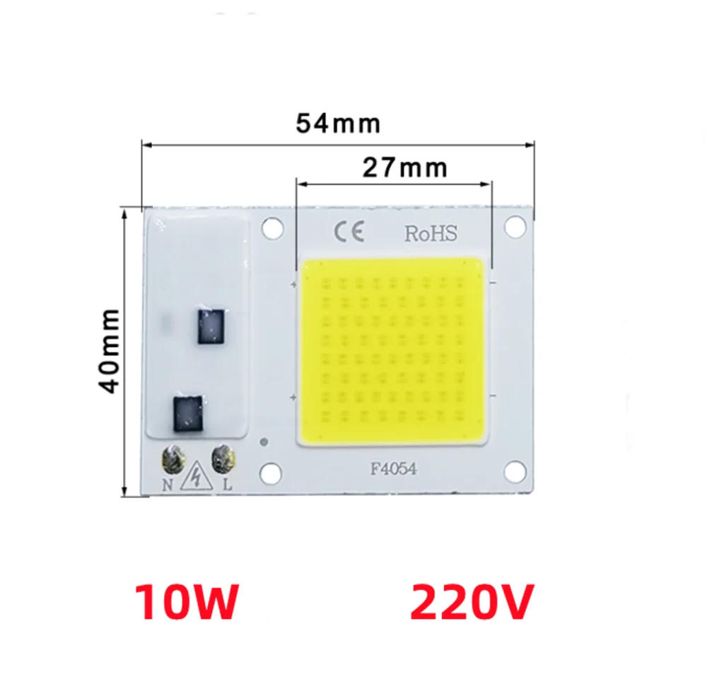 Description Picture 6 of itemLED COB lamp Bead 10W 20W 30W 50W AC 220V 240V IP65 Smart IC No Need Driver DIY Flood light Led Bulb Spotlight Outdoor Chip Lamp