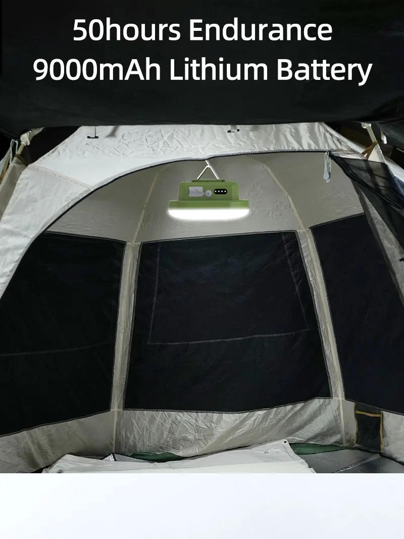 Description Picture 6 of itemMOSLIGHTING 50W Solar Camping Lantern Hang Tent Lamp Fast Rechargeable Solar Floodlight Outdoor IP65 Waterproof Repair Lighting