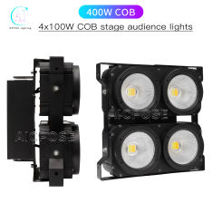 400W COB Par Light 4x100W 2 in 1 LED Eye Mask Light Warm White Cool White Audience Stage Light DJ Disco Festival Lighting