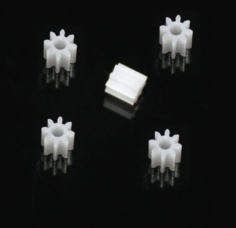 Description Picture 2 of itemModulus 0.5 Plastic Shaft Single Layer Gears 82A 8Teeth 0.5M Reduction Wheels Toys DIY Part Accessories