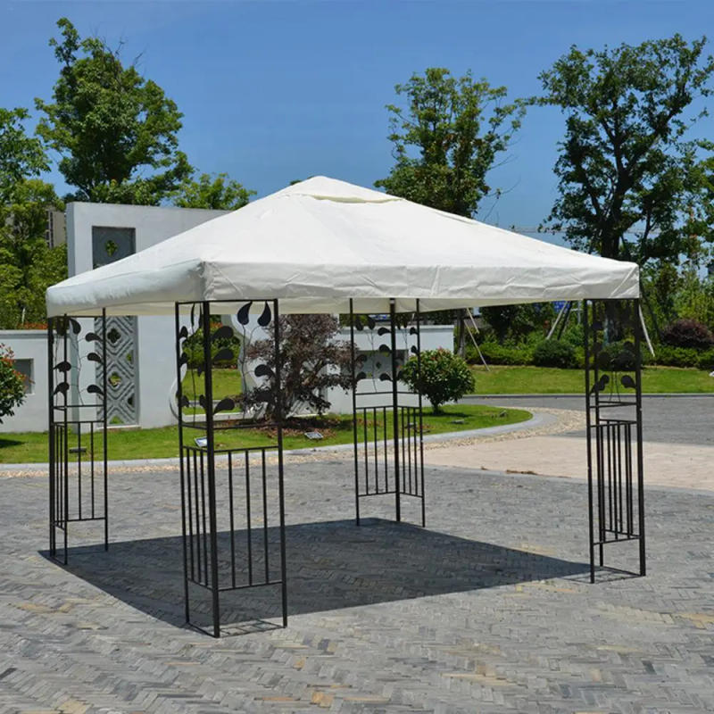 Description Picture 3 of itemOutdoor Replacement Canopy Top 3x3m 300D Polyester Cloth Double Tier Gazebo Roof Cover Garden BBQ Gazebo Top Replacement Cover