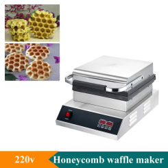 2400W Waffle Pops Stick Making Machine Sandwich Iron Oven Mini Waffle Pot Commercial Honeycomb Shaped Waffle Maker
