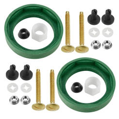2 Packs Toilet Tank To Bowl Coupling Kit,AS738756-0070A For 3IN Toilet Tank Gasket For Most Flush Valve Opening Tanks