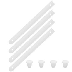 Silent Closure Drawer Slides, Pressure Resistant And Long Lasting, Suitable For Cabinets And Wall Cabinets 4 Pcs