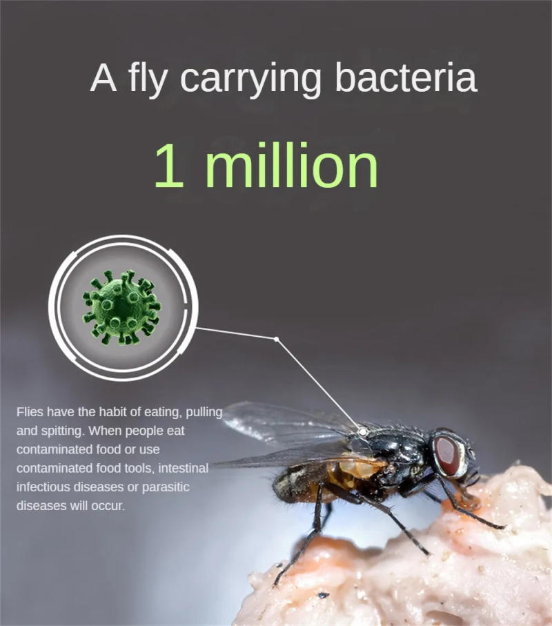 Description Picture 6 of itemAutomatic Fly Trap Flies Killer Home Garden Restaurant Flycatcher Catch Canteen Fly Machine Indoor Fly Repellent