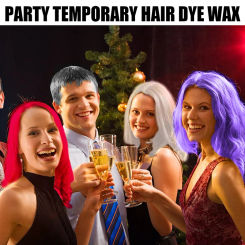 Party Temporary Hair Dyeing Wax Set Halloween Party Temporary Convenient Hair Dyeing Easy To Color And Clean