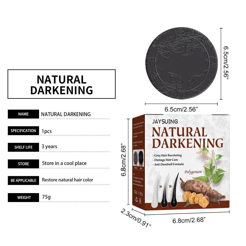 Description Picture 4 of itemHair Darkening Soap Shampoo Bar Fast Effective Repair Gray White Color Dye Hair Body Natural Organic Conditioner Bimba Y Lola