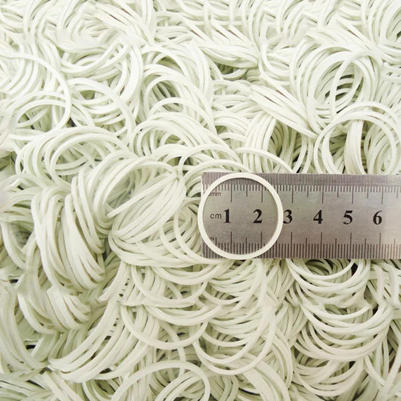 Description Picture 3 of itemHigh Quality White Rubber Band Strong Elastic Band Stationery School Office Home Supply Rubber Tie Diameter 20 25 40 50mm