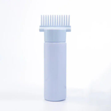 160ml Multicolor Plastic Hair Dye Refillable Bottle Applicator Comb Dispensing Salon Hair Coloring Hairdressing Styling Tool