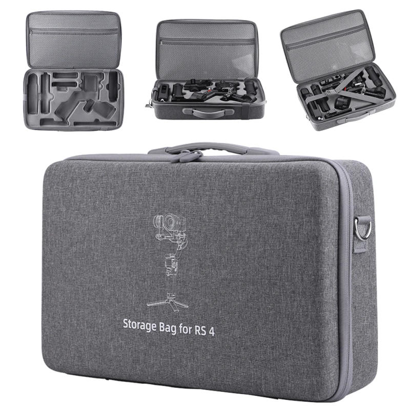 Description Picture 6 of itemPortable Storage Bag Shockproof Protective Travel Case Anti-Scratch Carrying Box for DJI RS 4 Gimbal Stabilizer Accessories