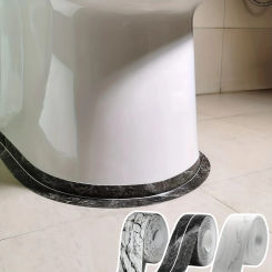 1pc Bath Caulk Tape Sealant Strip, 1.5''x16.4FT PVC Self Adhesive Caulk Strip Waterproof Caulking Tape, Decorative Sealant Tape