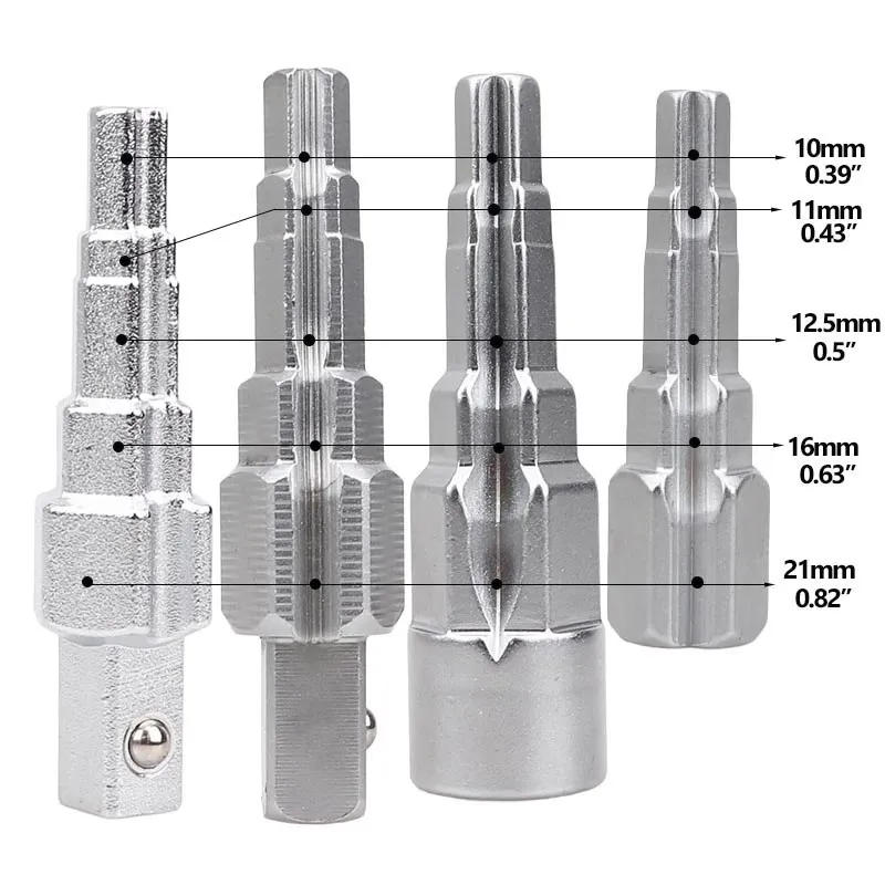Description Picture 5 of itemQuality Radiator Spanner 10-21mm Stepped Wrench Hand Tool Mul Home Supplies Nipples Radiator CarbonSteel RatchetSpanner