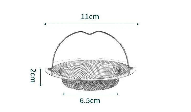Description Picture 6 of itemStainless Steel Bathtub Hair Catcher Stopper Shower Drain Hole Filter With Handle Metal Sink Strainer Floor Drain For Kitchen