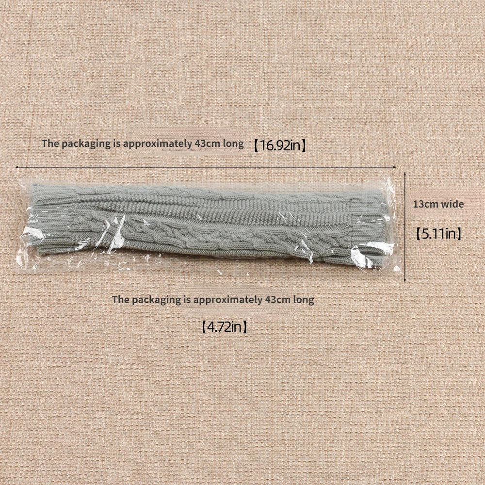 Description Picture 3 of itemLeg Warmers Ankle Womens Winter Warm Stretch Knitted Slouch Thermal Ladies Wool Cuffs Hemp Boot Socks Female Fluffy Gaiter Thick