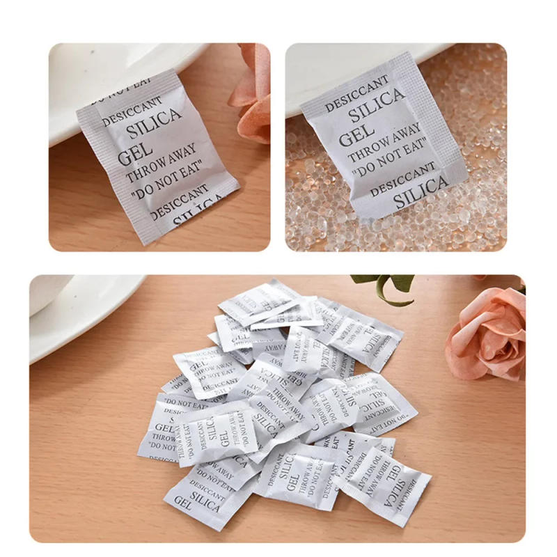 Description Picture 2 of item100/200/500 Packs 1g Silica Gel Desiccant Moisture Absorber Dehumidifier