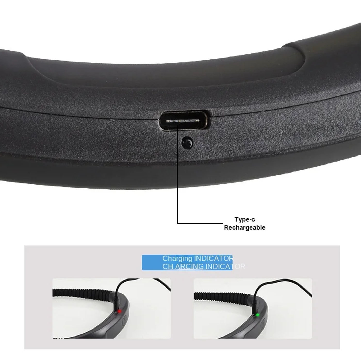 Description Picture 6 of itemLED Neck Reading Light, Book Light For Reading in Bed, 3 Colors, 6 Brightness, Bendable Arm, Rechargeable, Durable