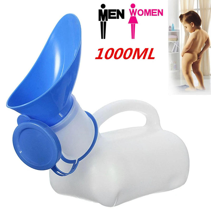 Description Picture 4 of itemUniversal Portable Urinal 1000ml Plastic Urinal Blue Pee Funnel Vertical Urinal Bag Outdoor Emergency Equipment Travel Accessori