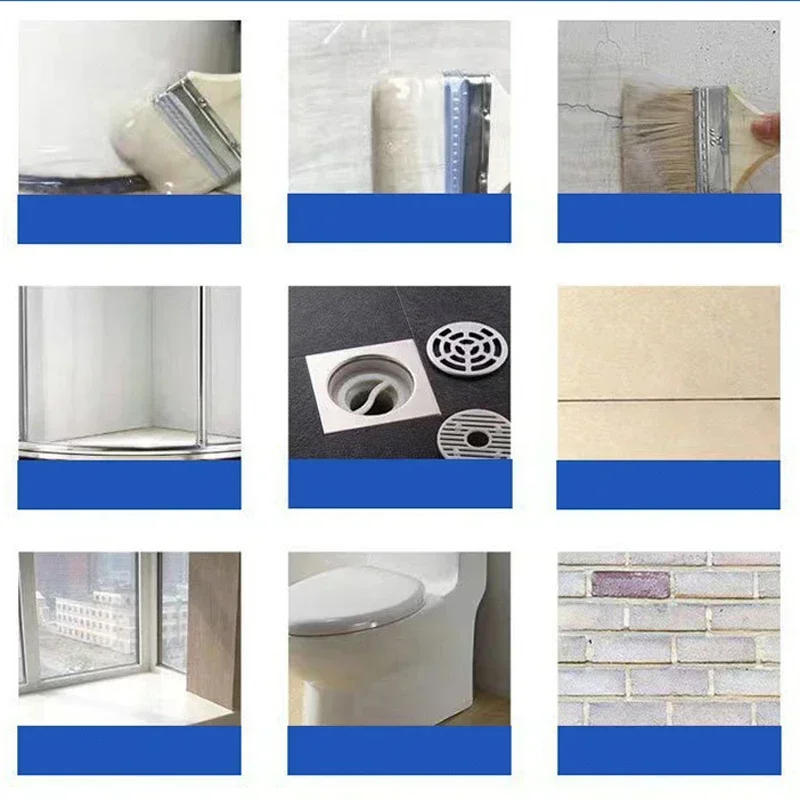 Description Picture 4 of itemExternal Wall Leak Repair Transparent Waterproof Adhesive Leak-proof Paint for Wall Floor Tile Roof Bathroom Waterproof Coating