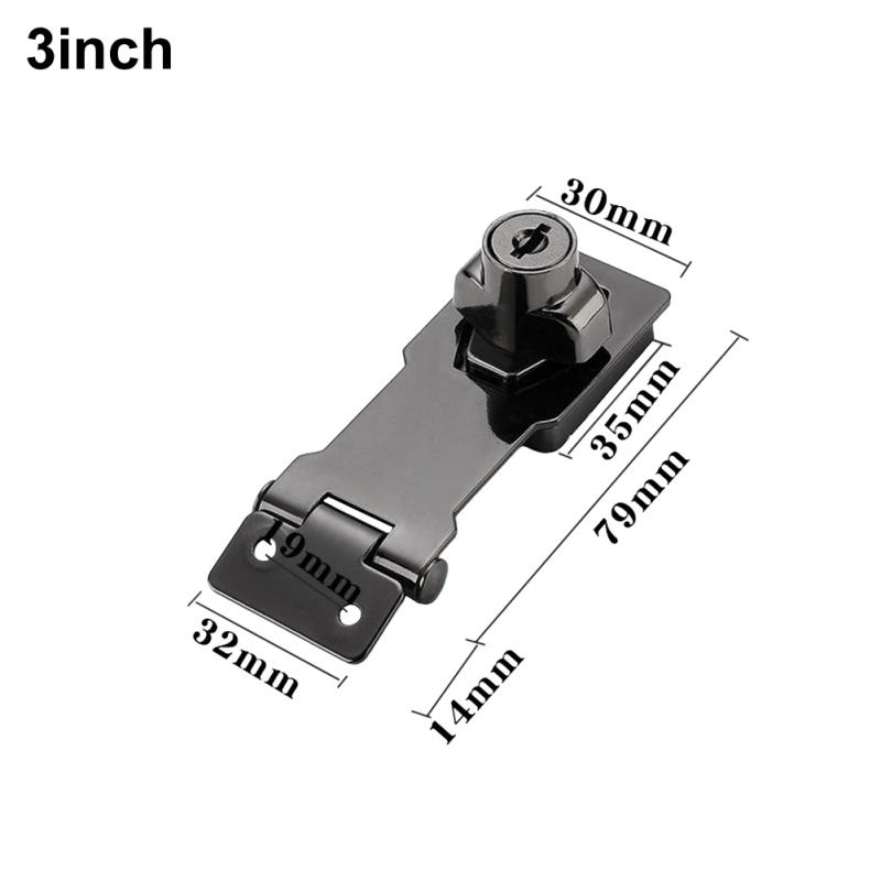 Description Picture 6 of itemSecurity Furniture Locks Cam Cylinder Locks Door Cabinet Mailbox Drawer Cupboard Locker With 2 Keys Hasp Safety Lock Hardware