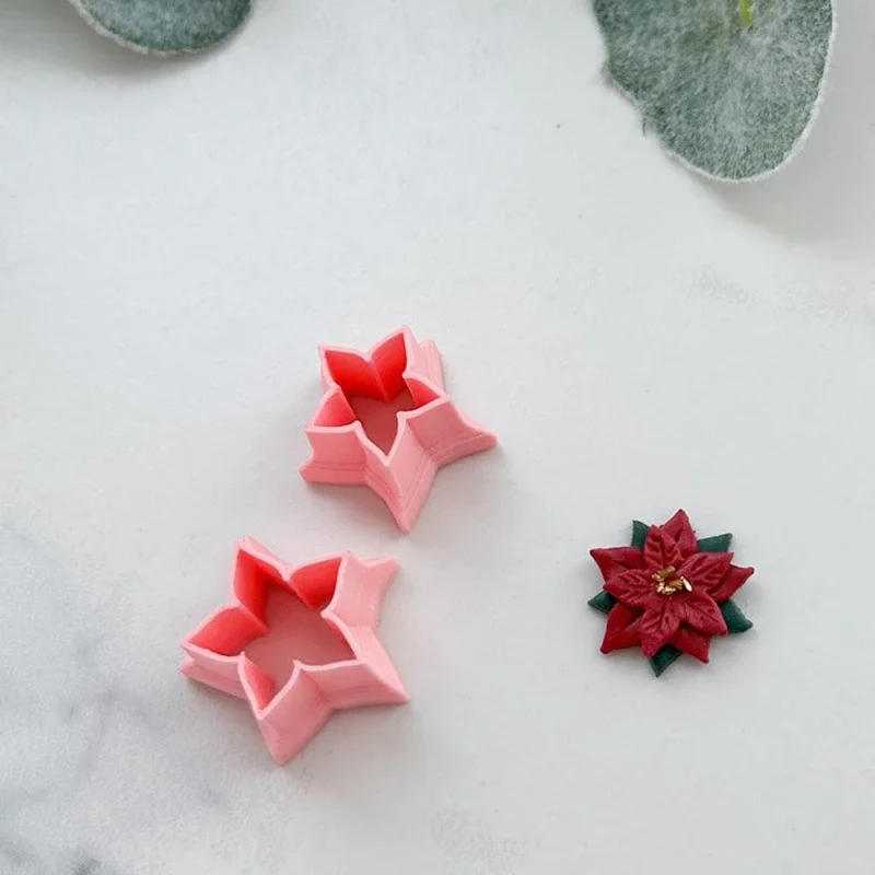 Description Picture 4 of itemDIY Soft Pottery Earring Polymer Clay Cutter Geometric Earring Jewelry Pendant Making Clay Tools Stars Shape Earrings Clay Molds